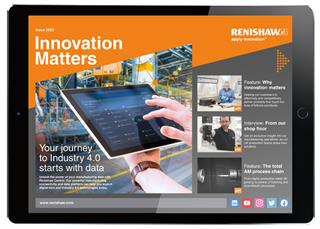 Innovation Matters 2022 magazine on iPad