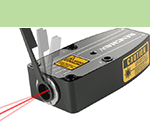 Laser encoder: beam steerer