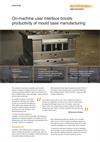 Case study:  On-machine user interface boosts productivity of mould base manufacturing