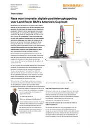 Thema-artikel:  Race voor innovatie: digitale positieterugkoppeling voor Land Rover BAR's America's Cup boot