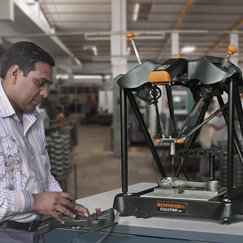 Kishan Auto operator using Equator™ gauging system